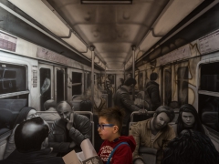 Dans le métro - Stéphane Duquesnoy