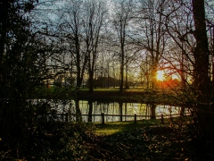"Lever de soleil", Ecole du Bourg La Chapelle d'Armentières