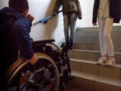 1er régional - "Parcours du handicap", classe de 6ème du Collège Jean-Rostand, Armentières