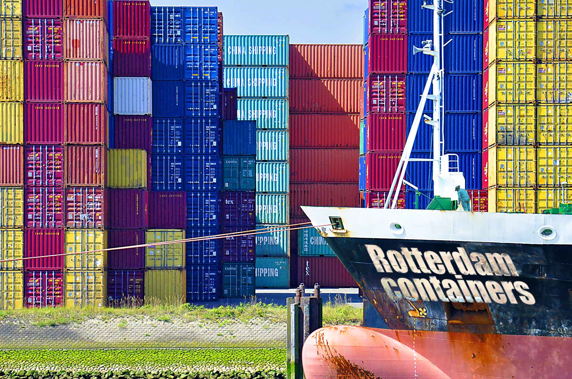 Rotterdam containers Jean Pierre Lefrançois